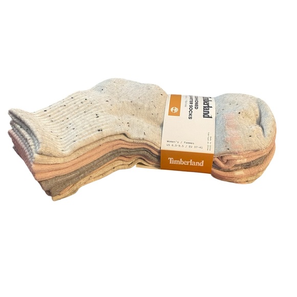 Timberland Cushioned Quarter 5 Pair Socks - Picture 3 of 8